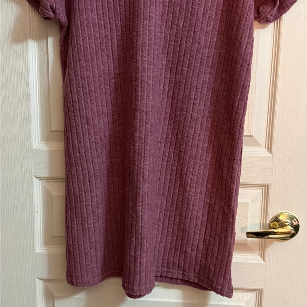 SHEIN | Vneck Ribbed Midi Dress size Large - Picture 3 of 6